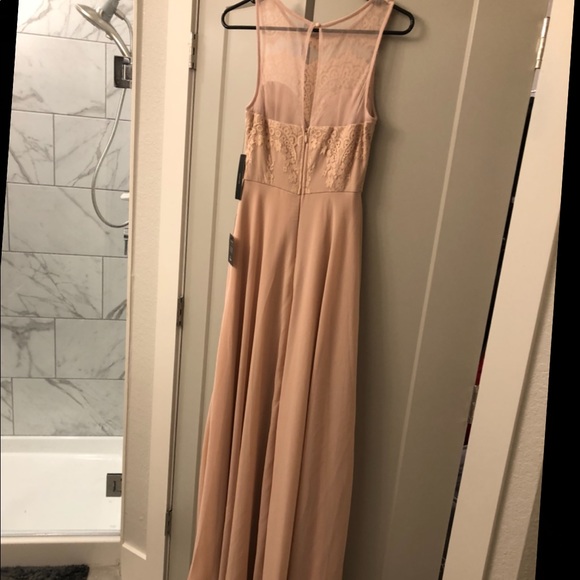 LULUs brand new Blush Lace Maxi dress - Picture 10 of 11